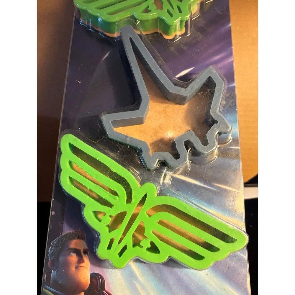 Disney Pixar Lightyear 3 Pk Silicone Breakfast Molds- Great For Pancakes & Eggs